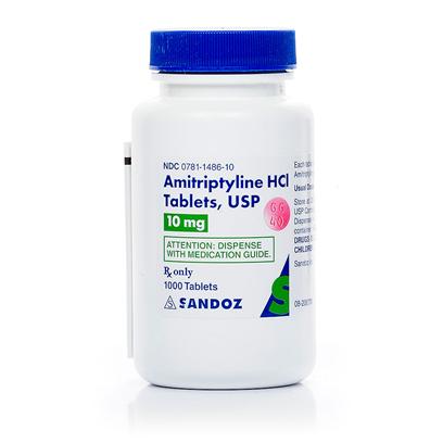 amitriptyline 10mg prescribed