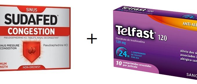 sudafed-telfast fexofenadine and pseudoephedrine together
