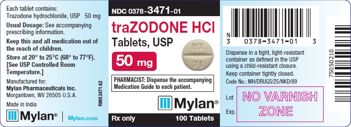 what are the side effects of trazodone 50 mg