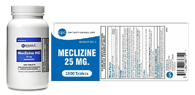 meclizine otc dose