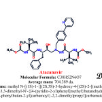 Atazanavir: Structure and chemical information.