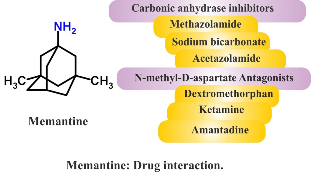 Memantine : Drug interaction.