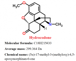 hydrocodone chemical formula