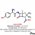 Amoxicillin : Diseases interaction