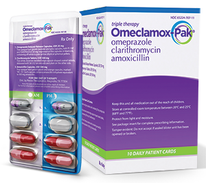 Can Amoxicillin/Clarithromycin/Omeprazole be used in combination