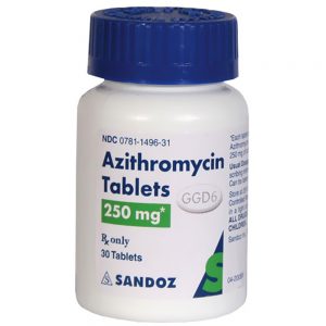 Azithromycin tabs (250mg)