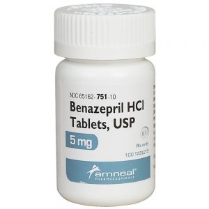Benazepril HCL 5 MG tablets