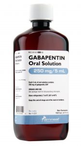 Gabapentine oral solution