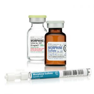 antidote for morphine sulfate