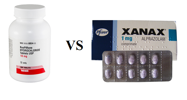 Difference between xanax and buspar