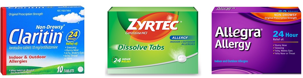 difference between claritin d allegra d and zyrtec d