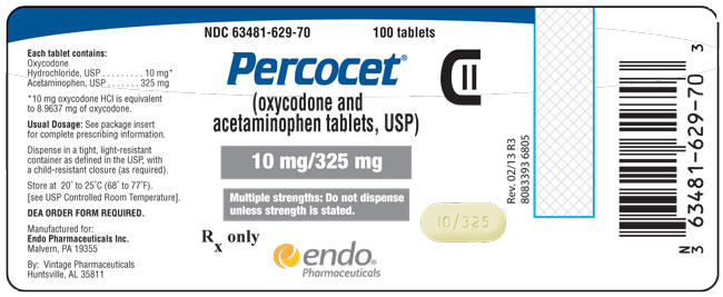difference between oxycodone and percocet