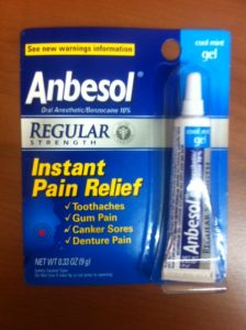 Anbesol gel regular strength