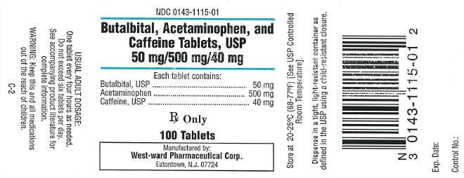 Butalbital , Acetaminophen and caffeine