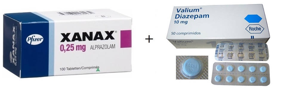 Vs valium xanax 10