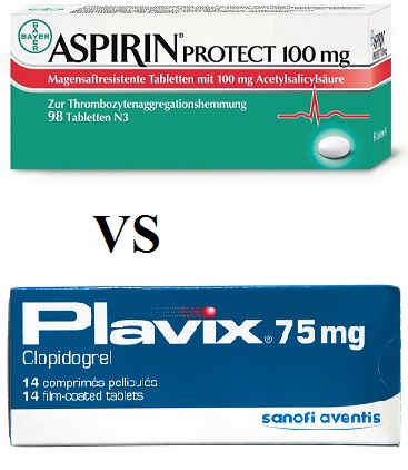 Compare Plavix vs Aspirin