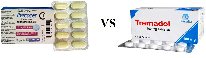 Tramadol oxycodone compare with