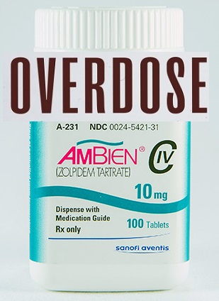 How many ambien to overdose and die