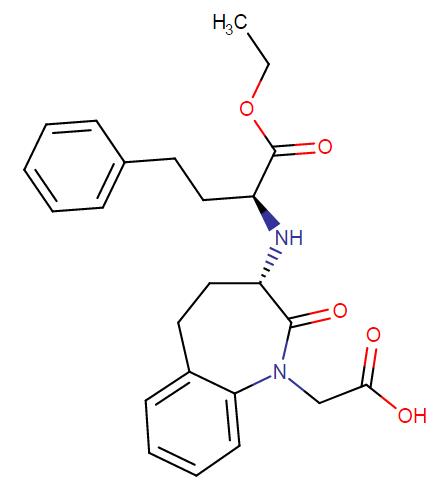 Benazepril molecular formula and weight