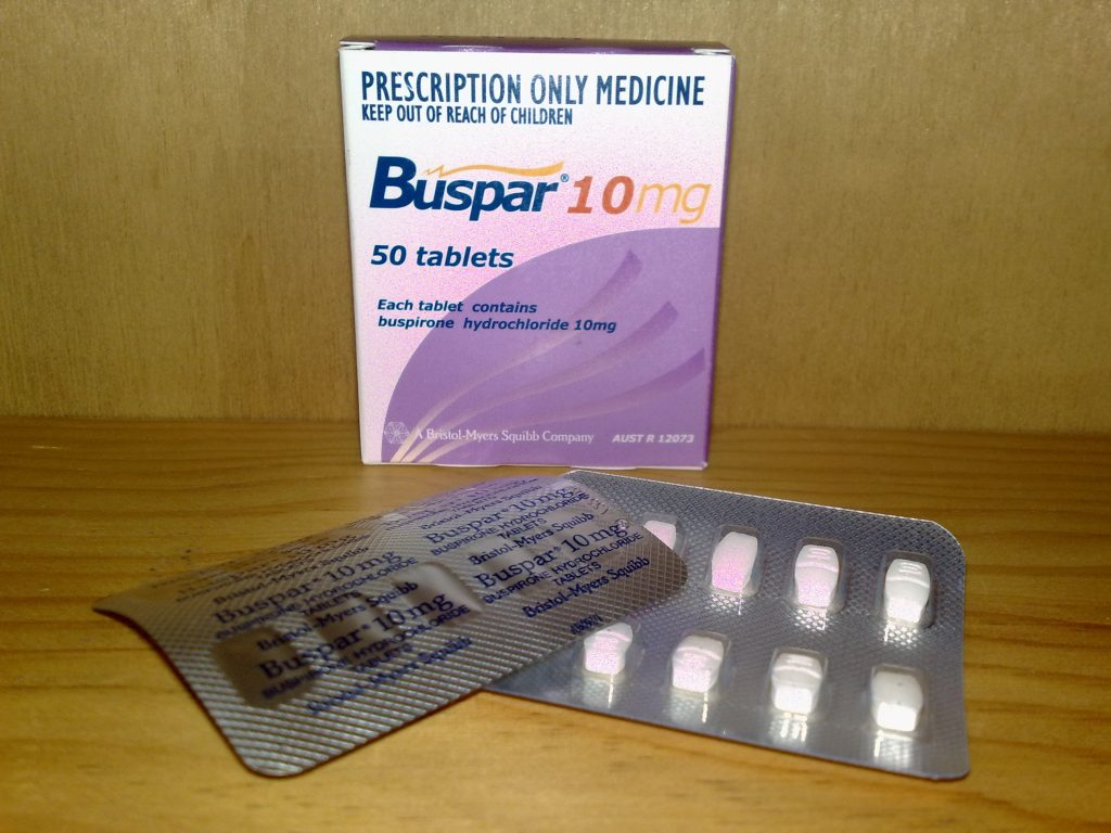 what antidepressant can be taken with buspar