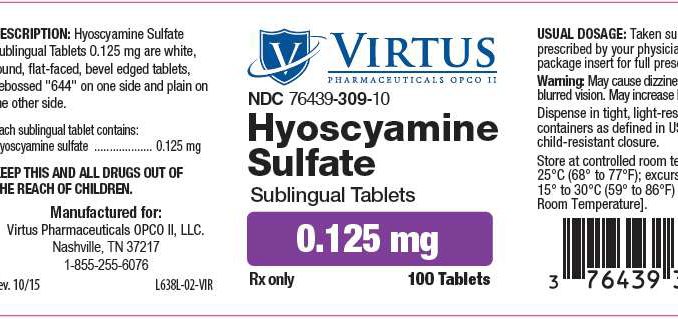 Microsoft Word - Virtus press release consumer 9-14 hyoscyamine oral : Uses, Side Effects, Interactions, Pictures, Warnings