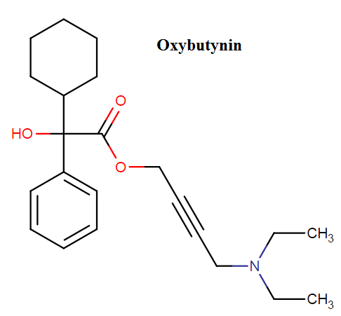 oxybutynin molecular formula 