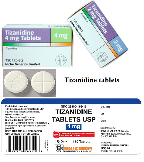 What is tizanidine prescribed for? Is Zanaflex a narcotic?