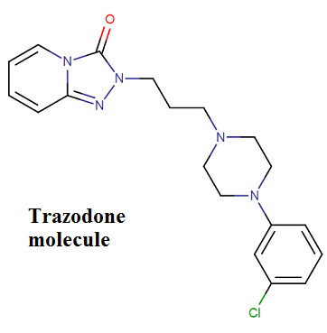 How does trazodone work in the brain?