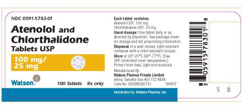 Tenoretic (Atenolol and Chlorthalidone)