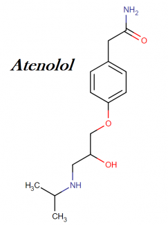 Atenolol IUPAC name, molecular weight, structure, and class