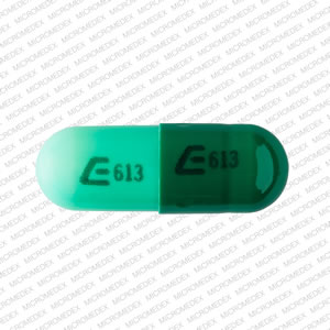 E613 green pill - Identify drug class, imprint, dosage, size, shape, side effects, high