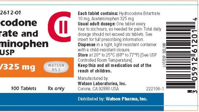 watson 853 label WATSON 853 pill - drug class, dosage, size, shape, uses, side effects