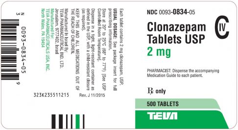 Clonazepam (Klonopin) - Side Effects, Dosage, Interactions