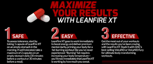 LeanFire XT claims that it is effective, safe, and easy to use image photo picture
